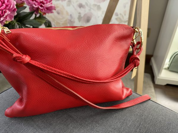 Bolso mano y bandolera rojo - Imagen 2