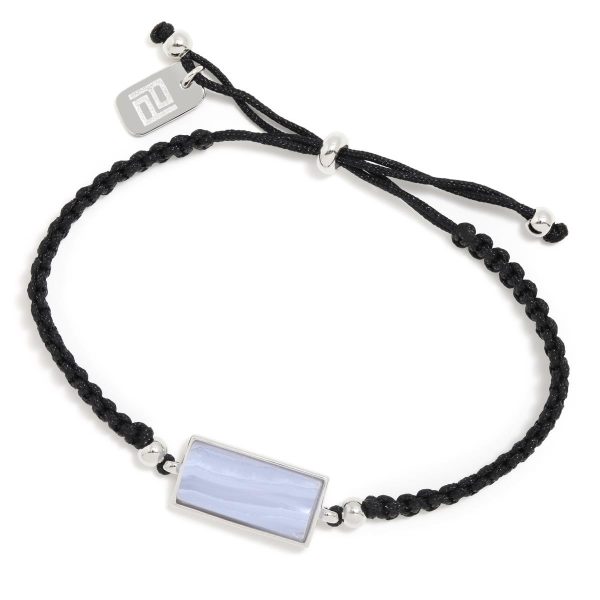 Pertegaz Pulsera plata Louvre agata azul