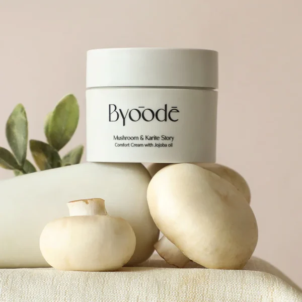 BYOODE Crema hidratante facial ultranutritiva y antiedad Mushroom & Karite Story 50ml - Imagen 5