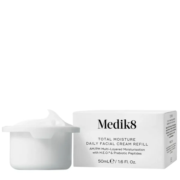 Medik 8 Recambio de crema facial diaria total moisture  50ml